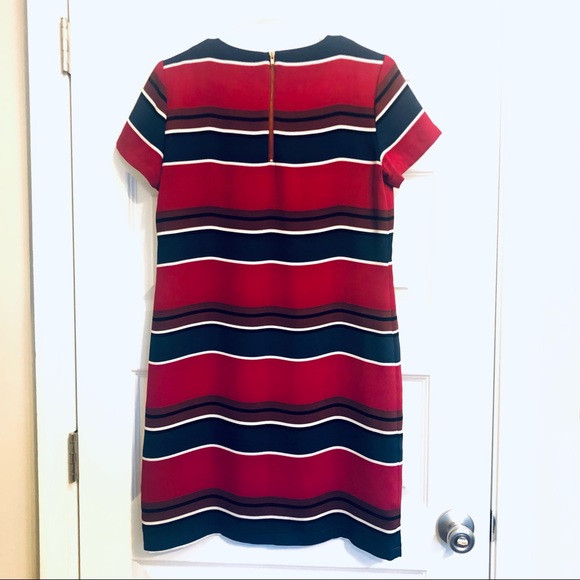 Adrienne Vittadini multi-color striped dress in 2 - Picture 3 of 3